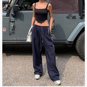 baggy y2k track pants